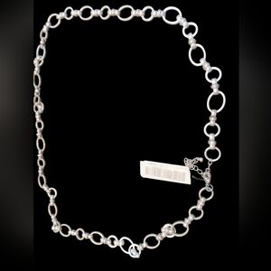 Southern Living - NWT, Silver Colored 17" Necklace W/ Lobster Claw Closure,...